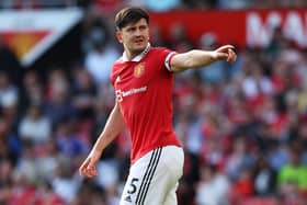 Manchester United defender Harry Maguire. (Photo by Matt McNulty/Getty Images)