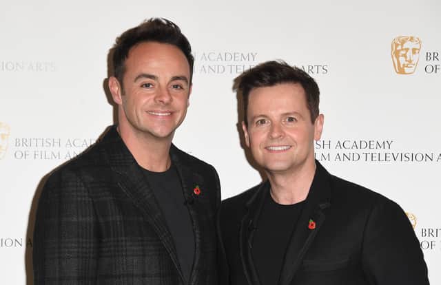 Ant McPartlin (left) and Declan Donelly. Credit: Getty