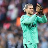 Former Liverpool goalkeeper Loris Karius. (Photo by ADRIAN DENNIS/AFP via Getty Images)