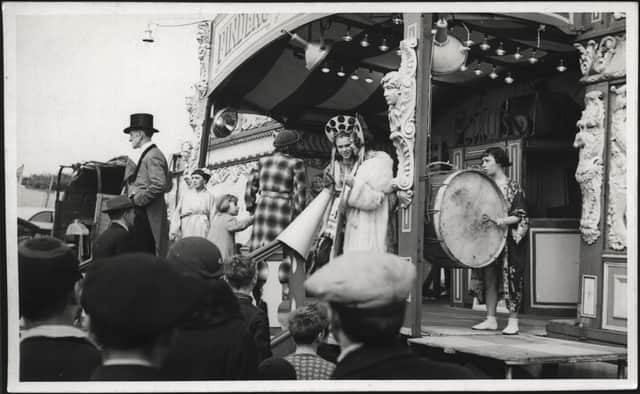 Performers of all descriptions came to the Hoppings to entertain the people of Newcastle, 1940’s