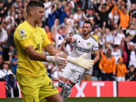 Leeds United winger Jack Harrison. (Photo by OLI SCARFF/AFP via Getty Images)