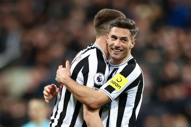 Newcastle United defender Fabian Schar. (Photo by Naomi Baker/Getty Images)