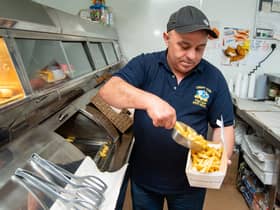 Amadeu Catanho, Owner of Crispy Cod Fish Bar, Bristol. 