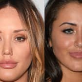 Geordie Shore stars Charlotte Crosby and Marnie Simpson have sparked rumours of a feud. (Getty Images)