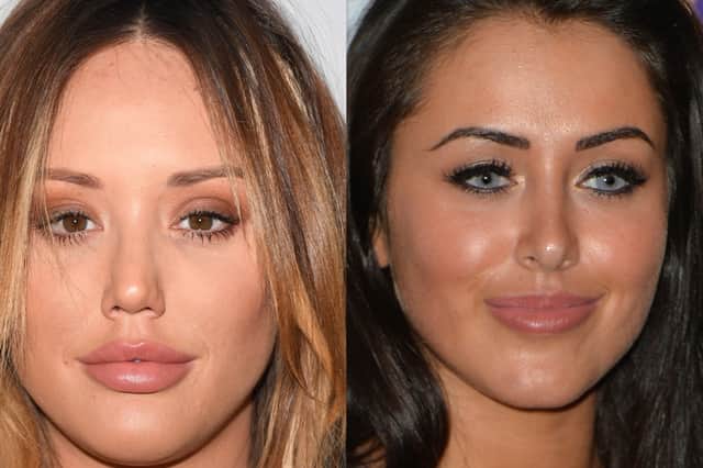Geordie Shore stars Charlotte Crosby and Marnie Simpson have sparked rumours of a feud. (Getty Images)