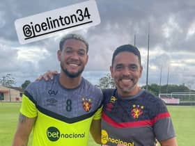 Joelinton is training with old club Sport Recife ahead of linking up with Brazil. (Photo credit: @ernesto.baroni.fisio)
