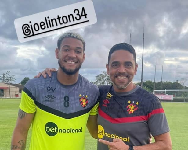 Joelinton is training with old club Sport Recife ahead of linking up with Brazil. (Photo credit: @ernesto.baroni.fisio)