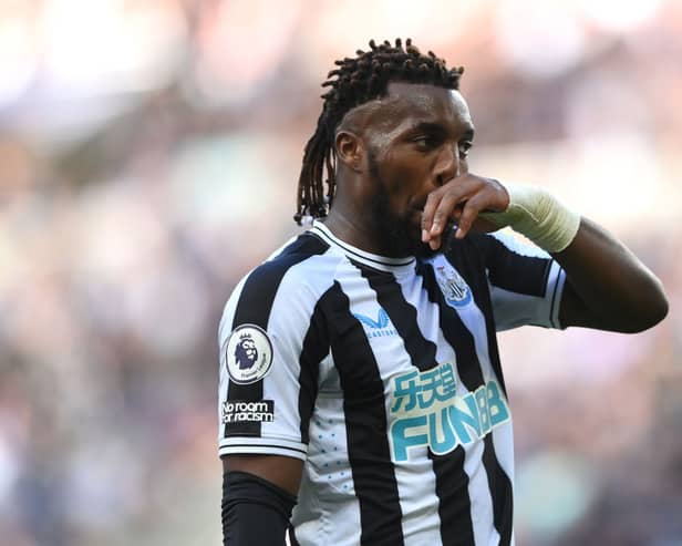 Newcastle United's Allan Saint-Maximin.