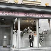 Accent Original Bridal Boutique’s Sam Fender display