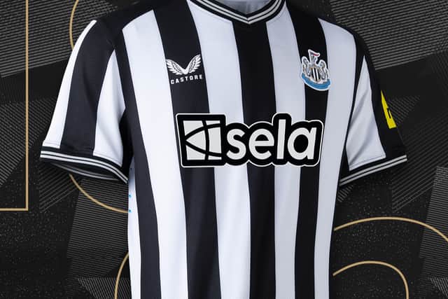 Newcastle United’s new look 2023/24 home kit.