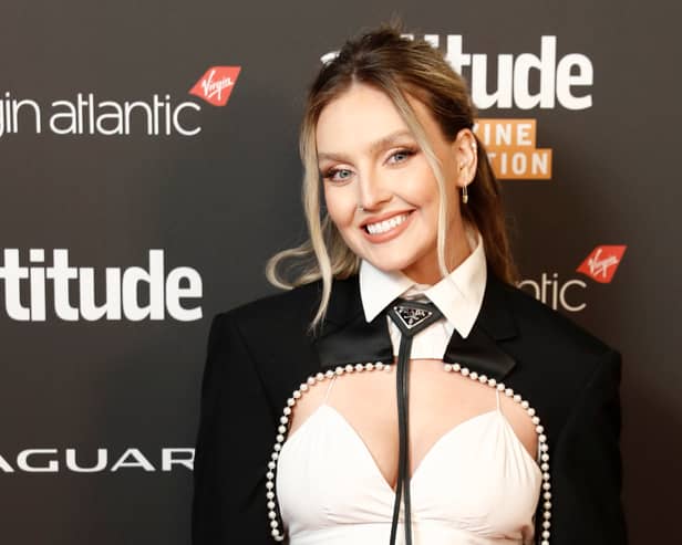Perrie Edwards is experimenting with ‘every sound out there’ for her debut solo album.  (Photo by Getty Images)