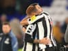 Newcastle United’s Bruno Guimaraes turns to expletives to mark Joelinton’s Brazil link up