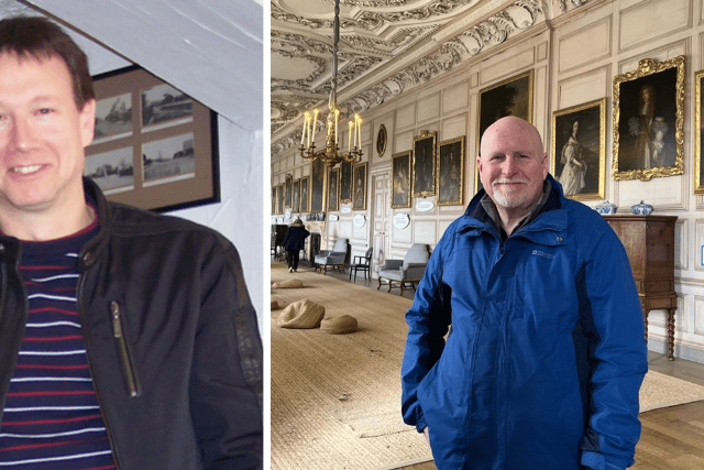 Christopher Ingle (left) and Graham Jones (right