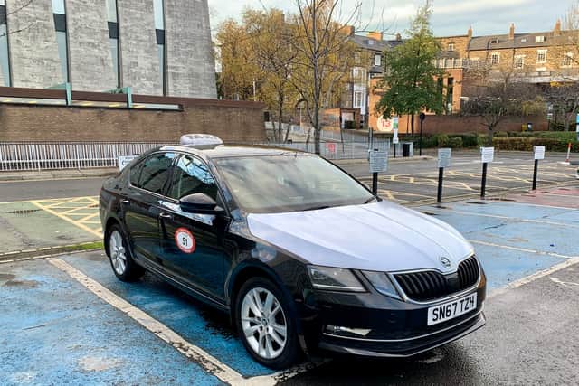 Hackney carriages will be required to be all black but with distinguishable white bonnets