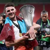 West Ham United midfielder Declan Rice. (Photo by Alex Grimm/Getty Images)