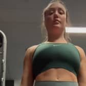 Charlotte Crosby has revealed her toned figure. (Picture: Instagram/@charlottegshore)