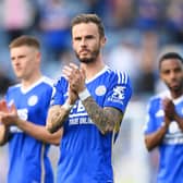 Leicester City midfielder James Maddison. (Photo by Michael Regan/Getty Images)