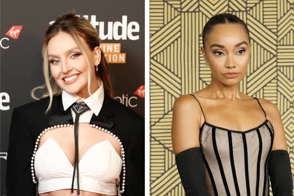 Perrie Edwards shuts down speculation that she’s ‘drifted apart’ from former bandmate. (Photo credit: Getty Images)