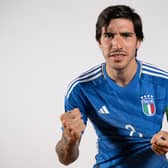 AC Milan midfielder Sandro Tonali is close to joining Newcastle United. (Photo by Tullio M. Puglia/Getty Images)