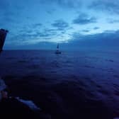 Tynemouth Lifeboat on the scene, 50 miles offshore (RNLI/James Waters)