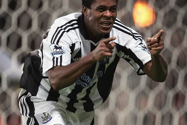 Former Newcastle United striker Patrick Kluivert. (Photo by Phil Cole/Getty Images)