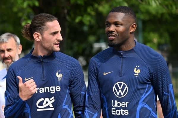 Marcus Thuram (left). (Photo by BERTRAND GUAY/AFP via Getty Images)
