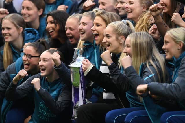 Newcastle United Women have gone full-time. (Photo by Stu Forster/Getty Images)