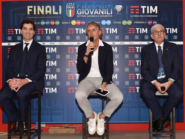 Italy manager Roberto Mancini. (Photo by Giuseppe Bellini/Getty Images)