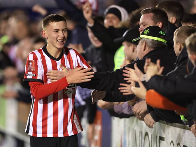 Sunderland teenage midfielder Chris Rigg.  (Photo by Nathan Stirk/Getty Images)