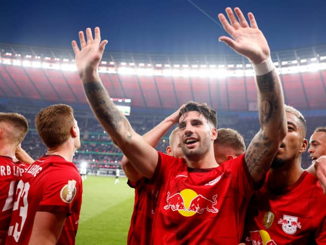 RB Leipzig attacking midfielder Dominik Szoboszlai. (Photo by ODD ANDERSEN/AFP via Getty Images)