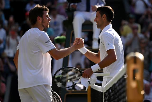 Cameron Norrie was defeated by Novak Djokovic in the Wimbledon semi-final last year (Image: Getty Images)