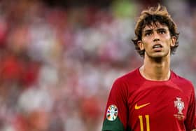 Joao Felix spent last season on loan at Chelsea.  (Photo by PATRICIA DE MELO MOREIRA/AFP via Getty Images)