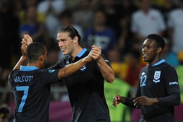 Andy Carroll and Theo Walcott teamed up at Euro 2012 for England (Image: Getty Images)