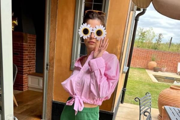 Cheryl celebrated with friends at the Wilderness Retreat in Suffolk.