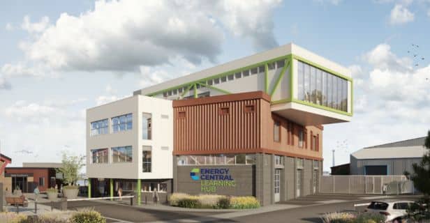 Artist impression of Energy Central Learning Hub.