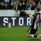 Newcastle United winger Ryan Fraser. (Photo by LINDSEY PARNABY/AFP via Getty Images)