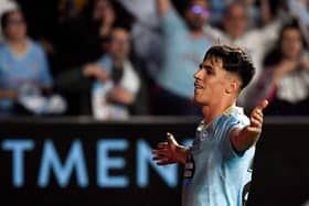 Celta Vigo midfielder Gabri Veiga. (Photo by MIGUEL RIOPA/AFP via Getty Images)