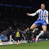 Hertha Berlin forward Derry Scherhant. (Photo by Maja Hitij/Getty Images)