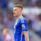 Leicester City winger Harvey Barnes. (Photo by Michael Regan/Getty Images)