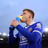 Leicester City winger Harvey Barnes.  (Photo by Alex Pantling/Getty Images)