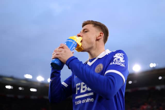 Leicester City winger Harvey Barnes.  (Photo by Alex Pantling/Getty Images)
