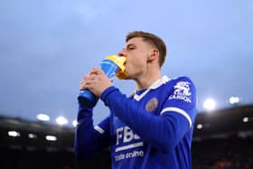 Leicester City winger Harvey Barnes.  (Photo by Alex Pantling/Getty Images)