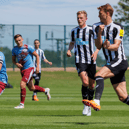 Action from Newcastle United’s pre-season friendly with Gateshead in July 2022 (photo Jack McGraghan)