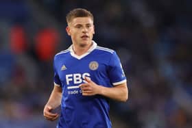 Leicester City winger Harvey Barnes. (Photo by Catherine Ivill/Getty Images)