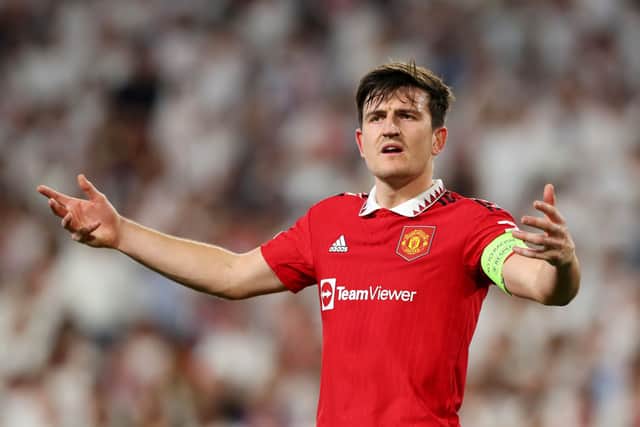 Manchester United defender Harry Maguire. (Photo by Fran Santiago/Getty Images)