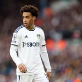 Leeds United midfielder Tyler Adams. (Photo by George Wood/Getty Images)