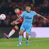 Tino Livramento is reported closing in on a move to Newcastle United.  (Photo by Mike Hewitt/Getty Images)