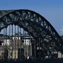 A general view of the Tyne Bridge and St James’ Park. (Photo by Stu Forster/Getty Images)