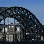 A general view of the Tyne Bridge and St James’ Park. (Photo by Stu Forster/Getty Images)