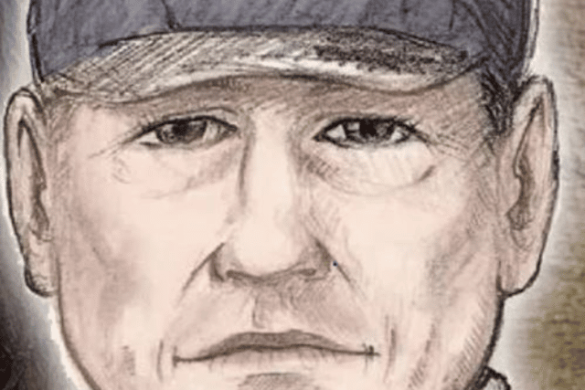 An artist’s impression of the suspect. Photo: Northumbria Police.
